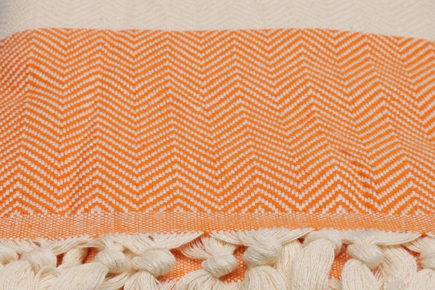 Asir Asciugamano per Spa cotone Ocean Arancia, 100 x 180 cm