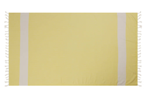 Asir Asciugamano per Spa cotone Ocean Giallo, 100 x 180 cm