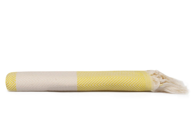 Asir Asciugamano per Spa cotone Ocean Giallo, 100 x 180 cm