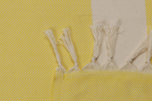 Asir Asciugamano per Spa cotone Ocean Giallo, 100 x 180 cm