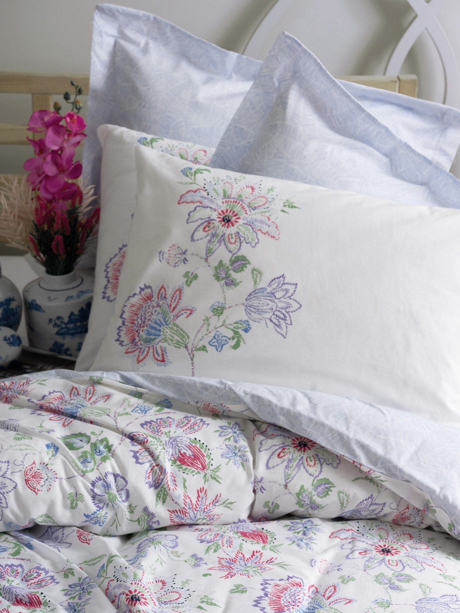 Asir Biancheria Da Letto di cotone Adsila Multicolore, 160 x 220 cm
