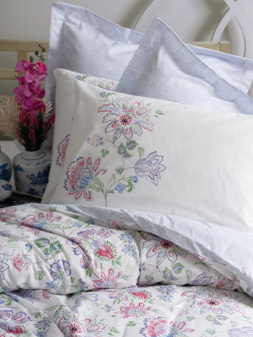Asir Biancheria Da Letto di cotone Adsila Multicolore, 160 x 220 cm