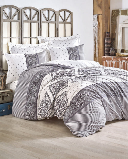 Asir Biancheria Da Letto di cotone Alope Multicolore, 200 x 220 cm