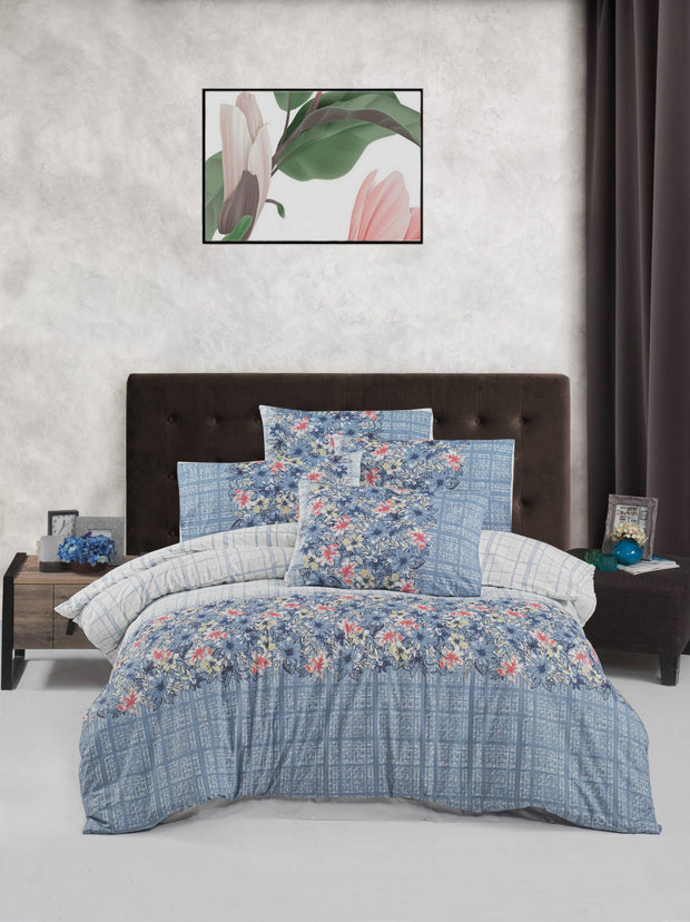 Asir Biancheria Da Letto di cotone Alvina Multicolore, 200 x 220 cm