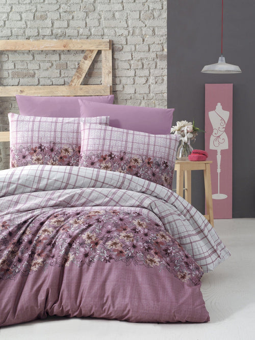 Asir Biancheria Da Letto di cotone Alvina Multicolore, 200 x 220 cm