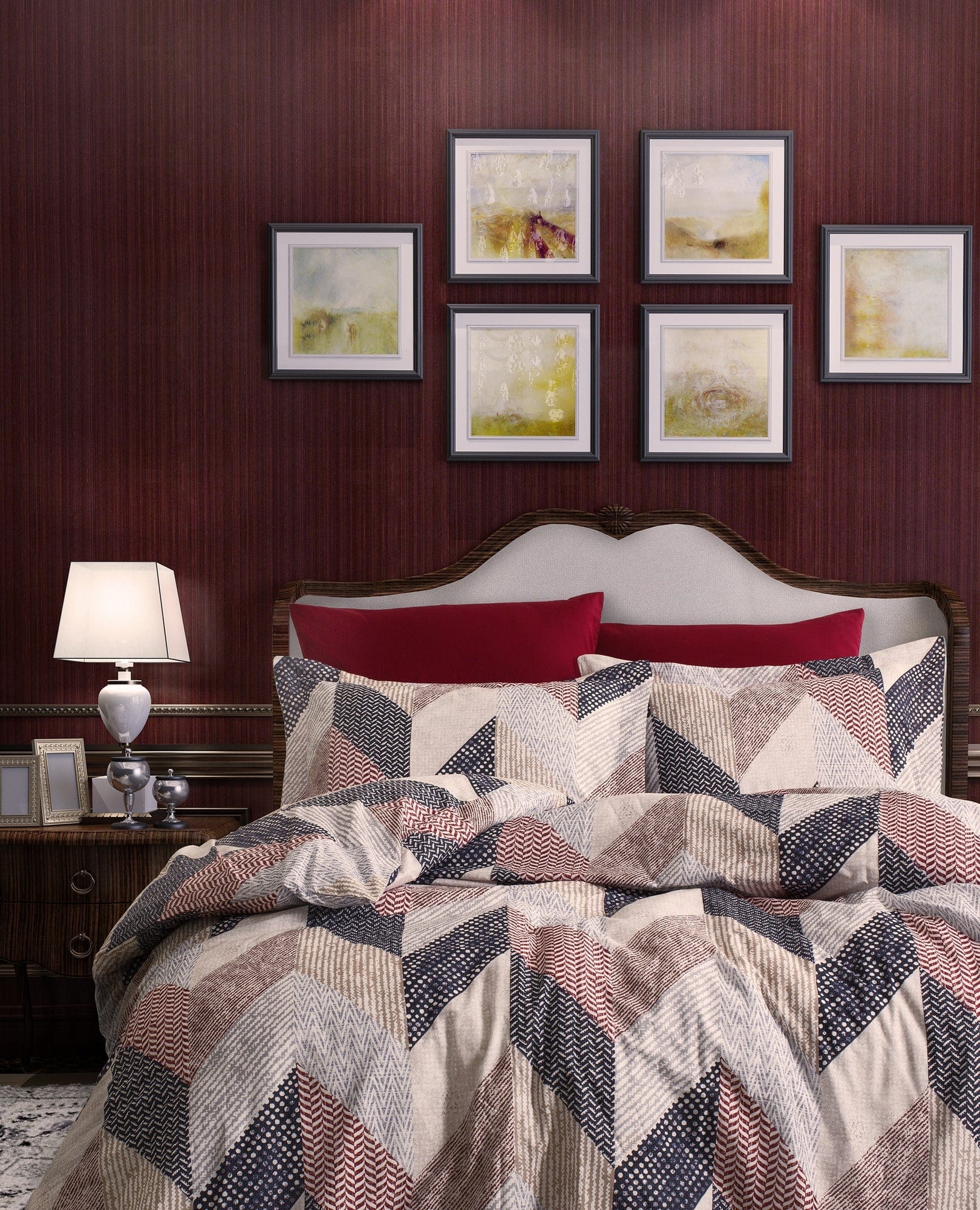 Asir Biancheria Da Letto di cotone Anatoli Multicolore, 200 x 220 cm