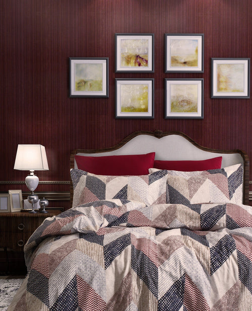 Asir Biancheria Da Letto di cotone Anatoli Multicolore, 200 x 220 cm