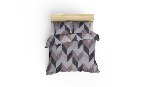 Asir Biancheria Da Letto di cotone Anatoli Multicolore, 200 x 220 cm