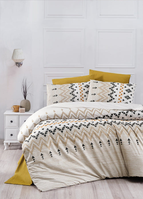 Asir Biancheria Da Letto di cotone Anatolia Multicolore, 200 x 220 cm