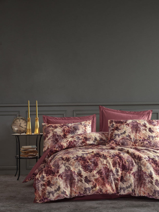Asir Biancheria Da Letto di cotone Angelo Rosa, 200 x 220 cm
