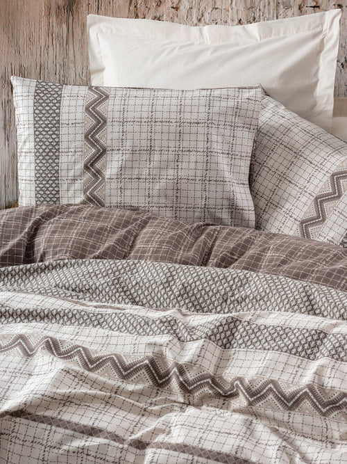 Asir Biancheria Da Letto di cotone Aren Multicolore, 200 x 220 cm