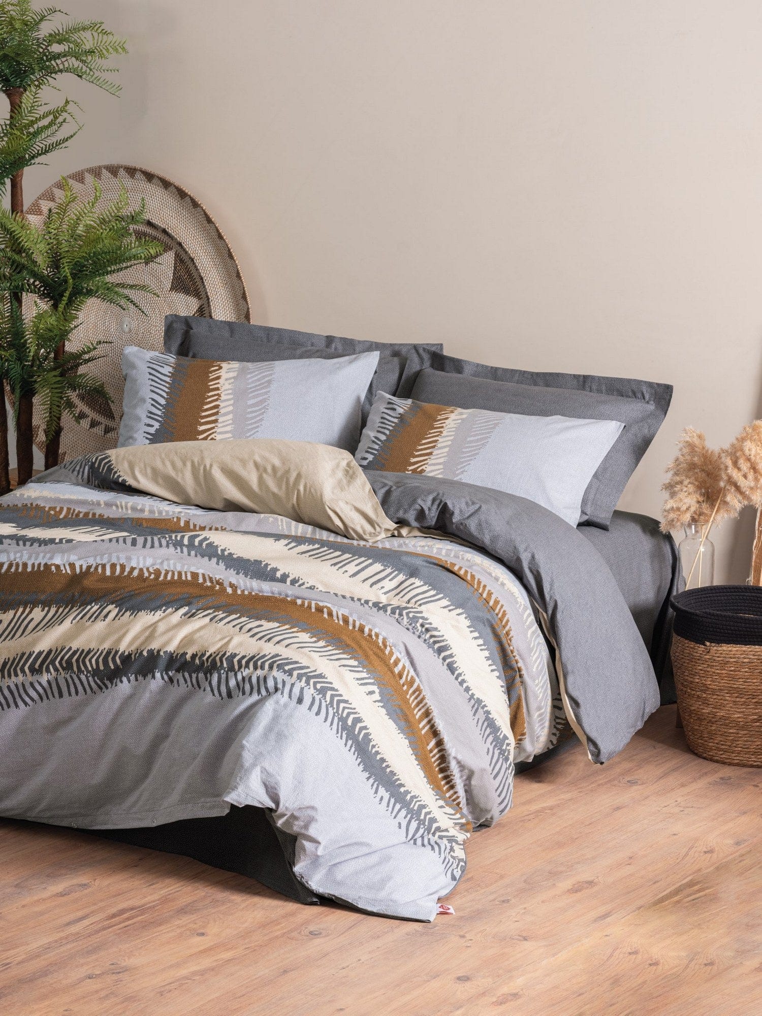 Asir Biancheria Da Letto di cotone Asel Multicolore, 240 x 260 cm
