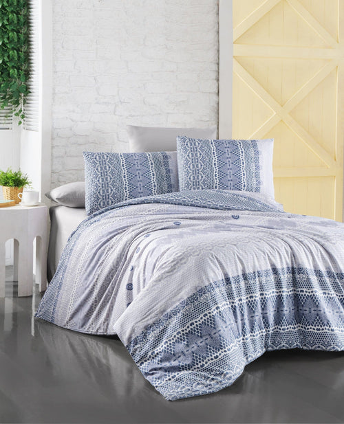 Asir Biancheria Da Letto di cotone Asia Multicolore, 200 x 220 cm