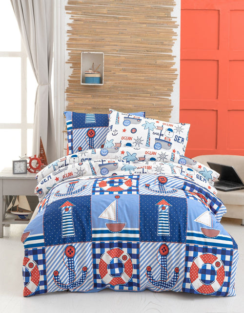 Biancheria Da Letto di cotone Atlantic Multicolore, 160 x 220 cm