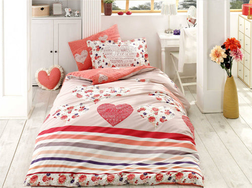 Asir Biancheria Da Letto di cotone Bella Multicolore, 160 x 220 cm
