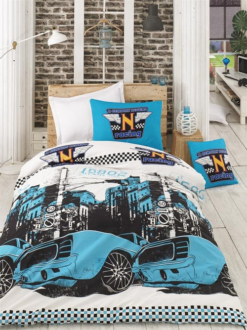 Asir Biancheria Da Letto di cotone Bolide Multicolore, 200 x 220 cm