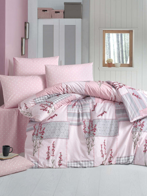 Asir Biancheria Da Letto di cotone Burak Multicolore, 200 x 220 cm