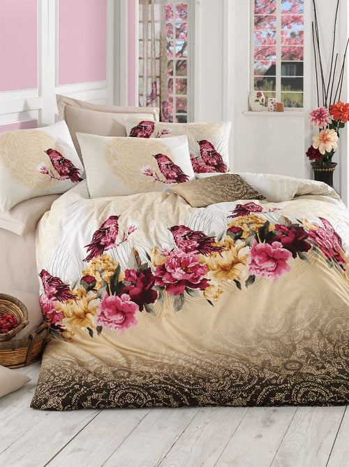 Asir Biancheria Da Letto di cotone Çalıkuşu Multicolore, 200 x 220 cm