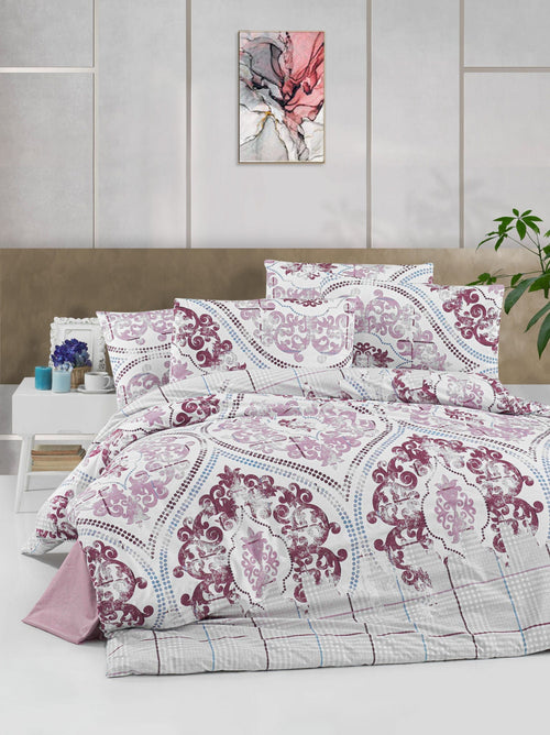 Asir Biancheria Da Letto di cotone Cariana Multicolore, 160 x 220 cm