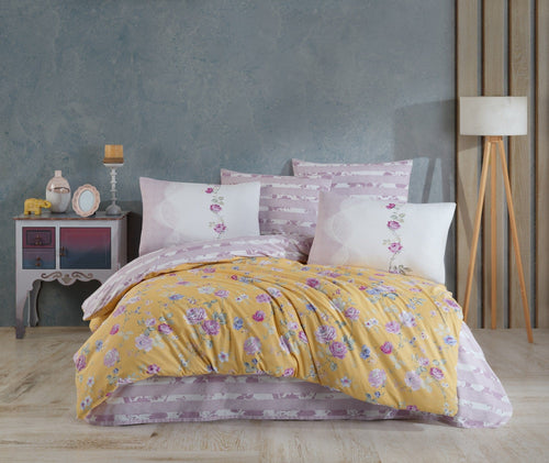 Asir Biancheria Da Letto di cotone Carmela Multicolore, 200 x 220 cm