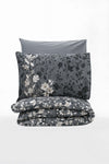 Asir Biancheria Da Letto di cotone Comely Antracite, 160 x 220 cm