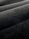 Asir Biancheria Da Letto di cotone Crash Nero, 200 x 220 cm