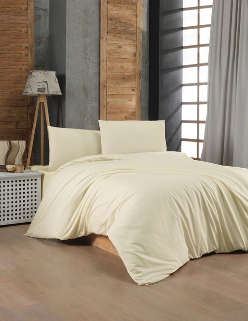 Asir Biancheria Da Letto di cotone Cream Crema, 200 x 220 cm