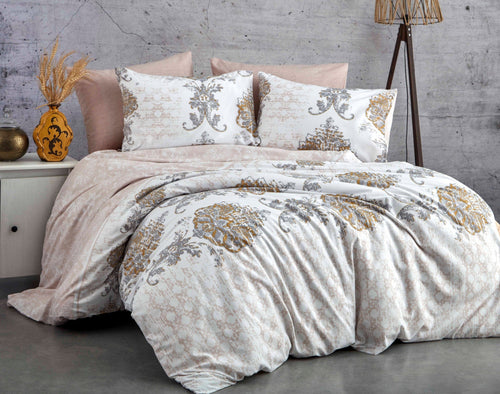 Asir Biancheria Da Letto di cotone Daisy Multicolore, 200 x 220 cm