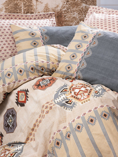 Asir Biancheria Da Letto di cotone Dakota Multicolore, 200 x 220 cm
