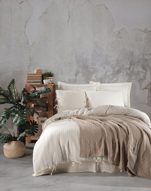 Asir Biancheria Da Letto di cotone Dante Multicolore, 200 x 220 cm
