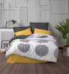 Asir Biancheria Da Letto di cotone Dappled Multicolore, 200 x 220 cm