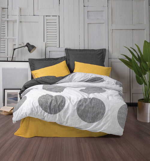 Asir Biancheria Da Letto di cotone Dappled Multicolore, 200 x 220 cm