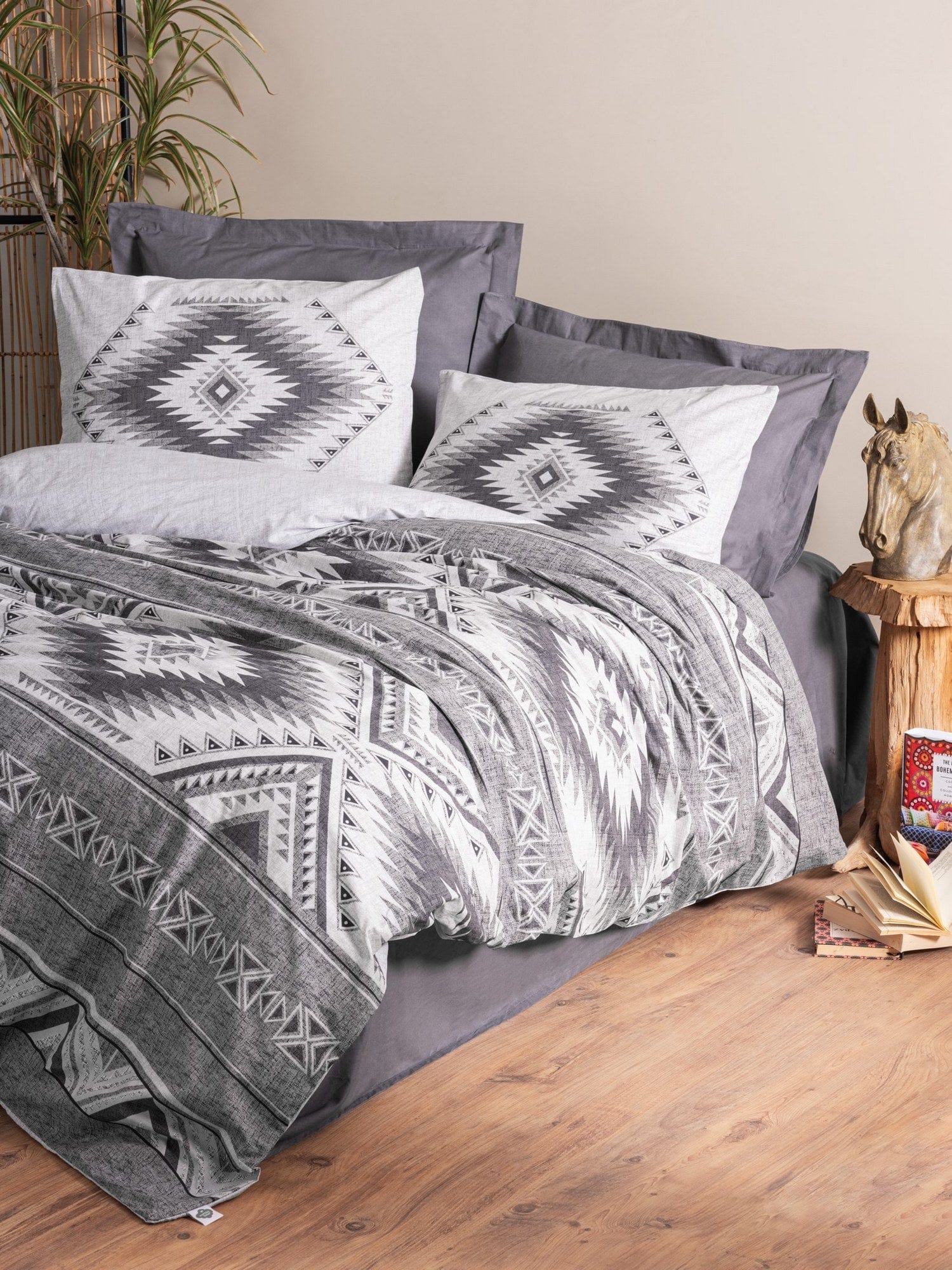 Asir Biancheria Da Letto di cotone Delos Multicolore, 240 x 260 cm