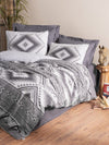 Asir Biancheria Da Letto di cotone Delos Multicolore, 240 x 260 cm