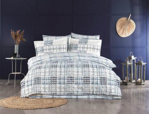Asir Biancheria Da Letto di cotone Escale Multicolore, 200 x 220 cm