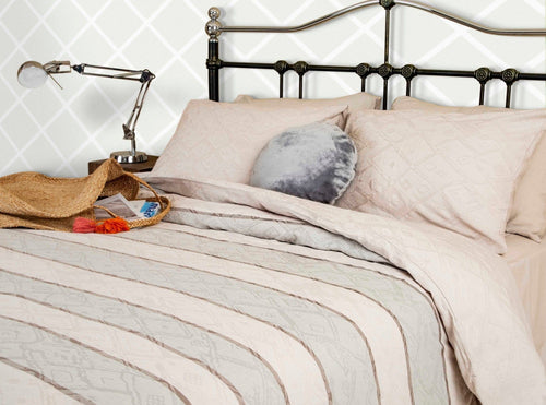 Asir Biancheria Da Letto di cotone Esmond Multicolore, 220 x 220 cm