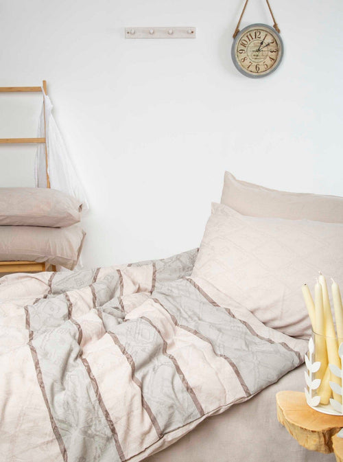 Asir Biancheria Da Letto di cotone Esmond Multicolore, 220 x 220 cm