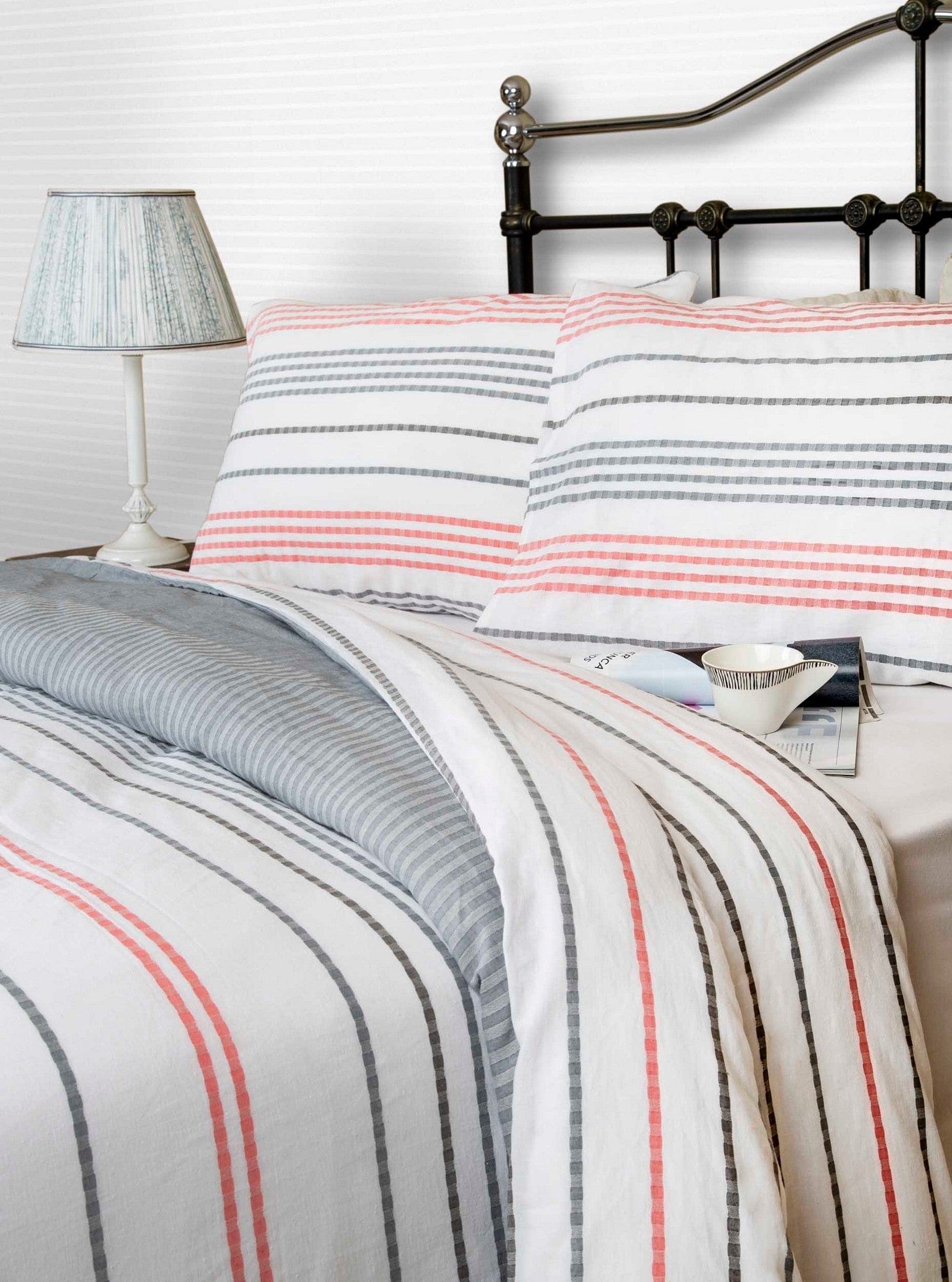 Asir Biancheria Da Letto di cotone Estela Multicolore, 200 x 220 cm