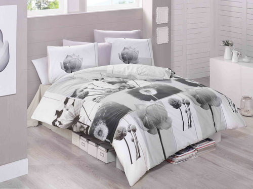 Biancheria Da Letto di cotone Florence Bianco, 200 x 220 cm