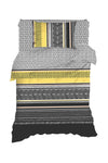 Asir Biancheria Da Letto di cotone Formas Multicolore, 160 x 220 cm