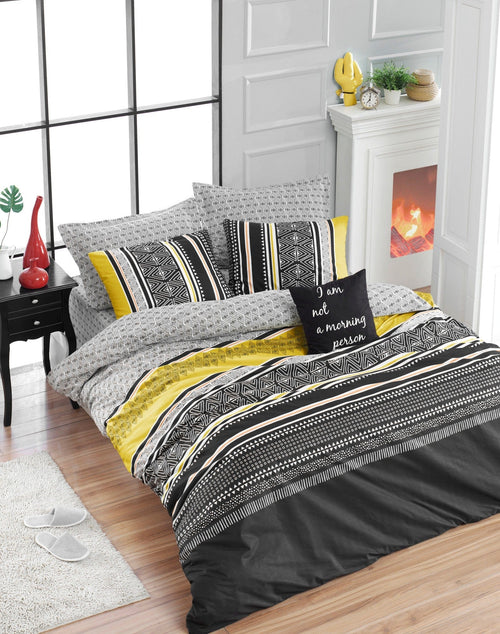 Asir Biancheria Da Letto di cotone Formas Multicolore, 200 x 220 cm
