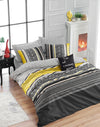 Asir Biancheria Da Letto di cotone Formas Multicolore, 200 x 220 cm