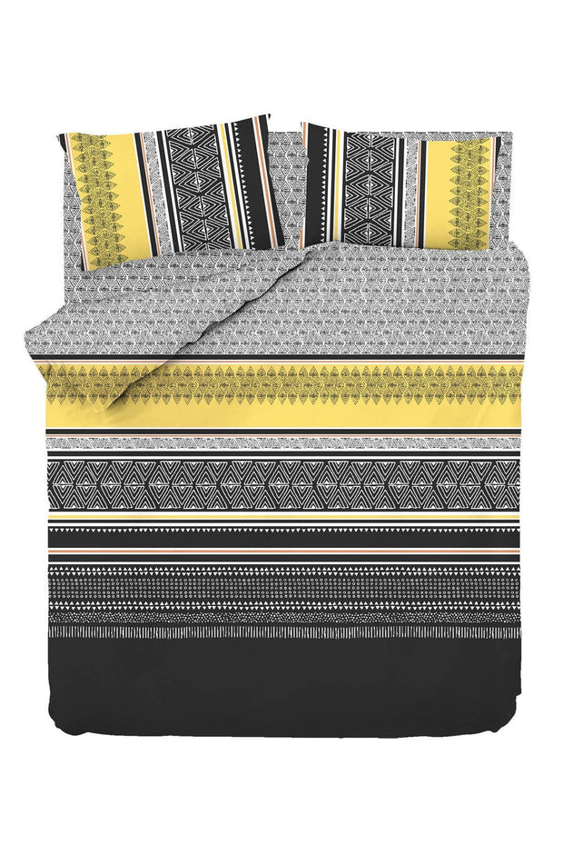 Asir Biancheria Da Letto di cotone Formas Multicolore, 200 x 220 cm