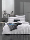 Biancheria Da Letto di cotone Fresh Bianco, 200 x 220 cm