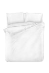 Asir Biancheria Da Letto di cotone Fresh Bianco, 200 x 220 cm