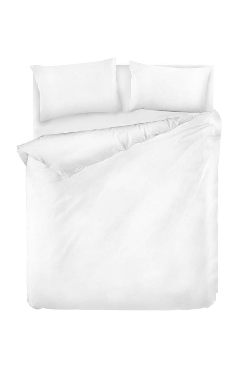 Asir Biancheria Da Letto di cotone Fresh Bianco, 200 x 220 cm