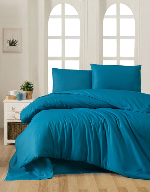 Asir Biancheria Da Letto di cotone Fresh Blu, 200 x 220 cm