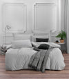 Asir Biancheria Da Letto di cotone Fresh Grigio, 200 x 220 cm