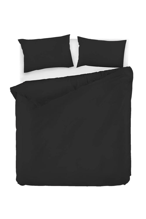 Asir Biancheria Da Letto di cotone Fresh Nero, 200 x 220 cm