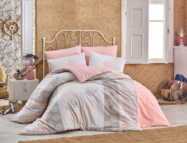 Biancheria Da Letto di cotone Fulvia Multicolore, 200 x 220 cm